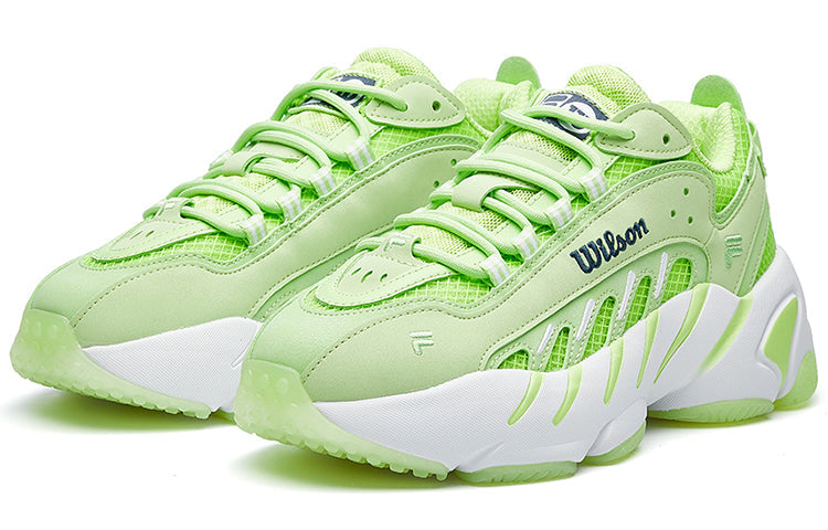 (WMNS) Wilson x FILA Ade Crossover Breathable Non-Slip Retro Green F12W031133FSG