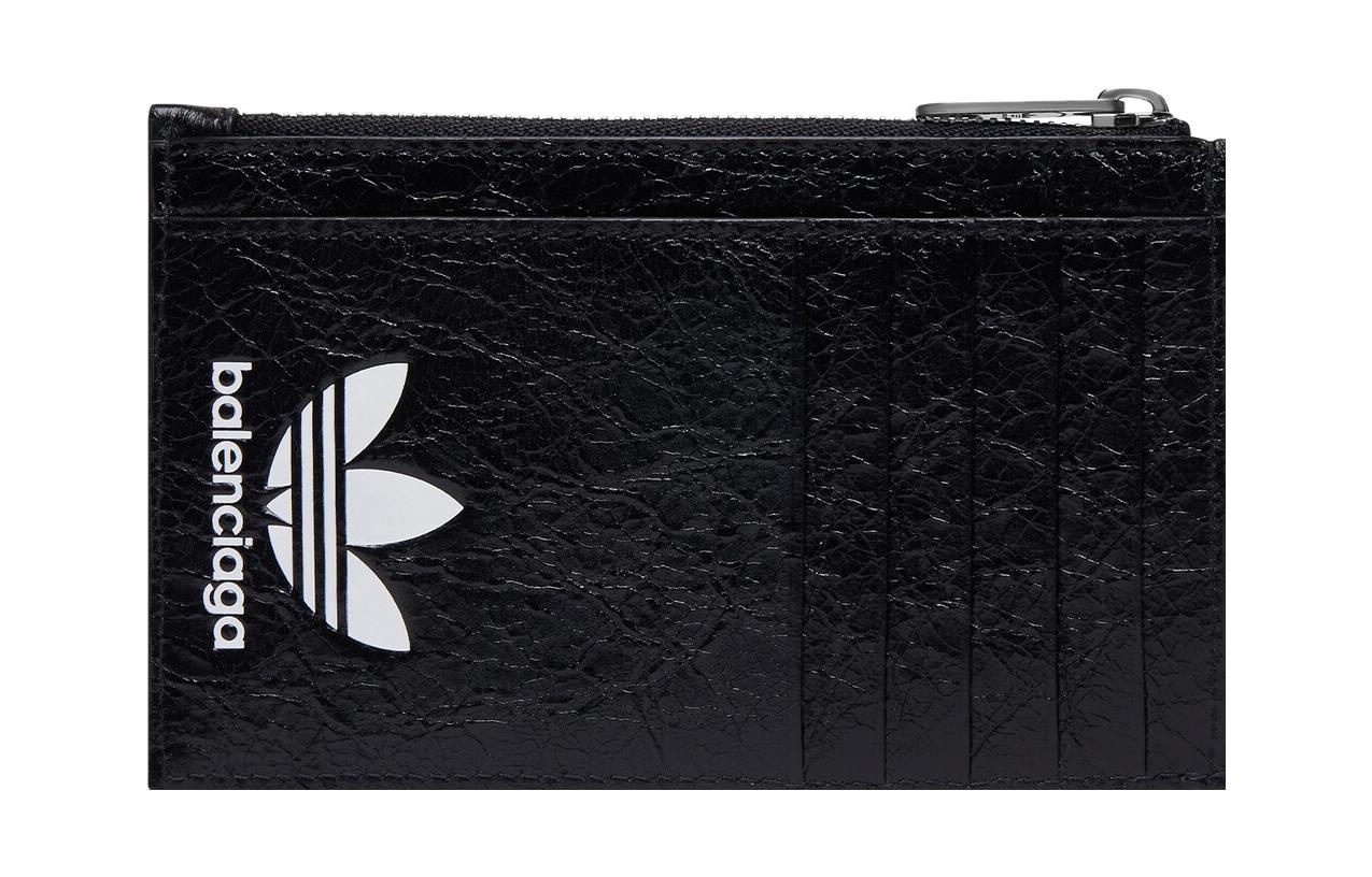 Balenciaga x adidas Long Coin And Card Holder 'Black' 721896210M61091