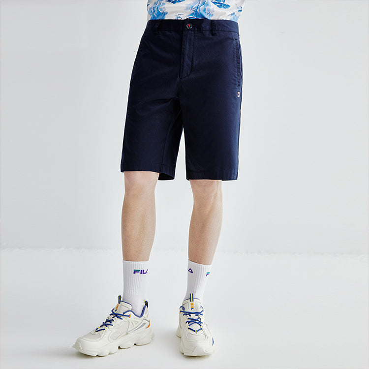 FILA Knit Casual Breathable Shorts Blue F11M021802F-NV