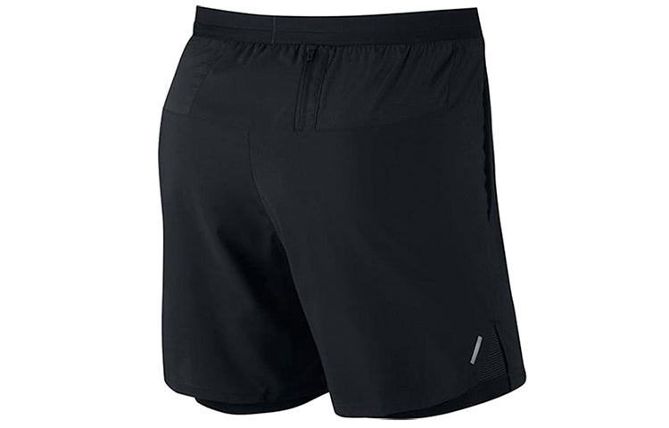 Nike Running Sports Breathable Lacing Shorts Black CJ5471-010