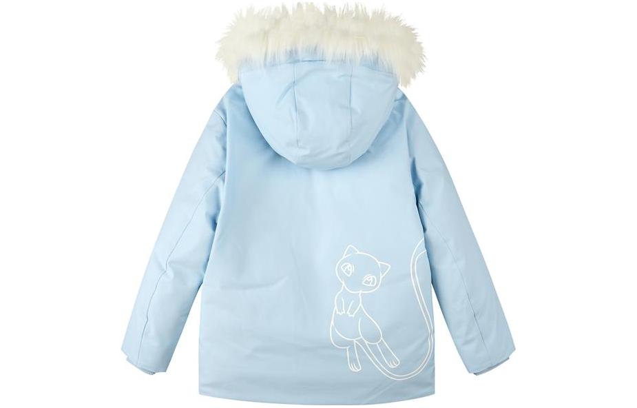 (GS) Skechers x Pokémon Graphic Down Jacket 'Blue White' L422G043