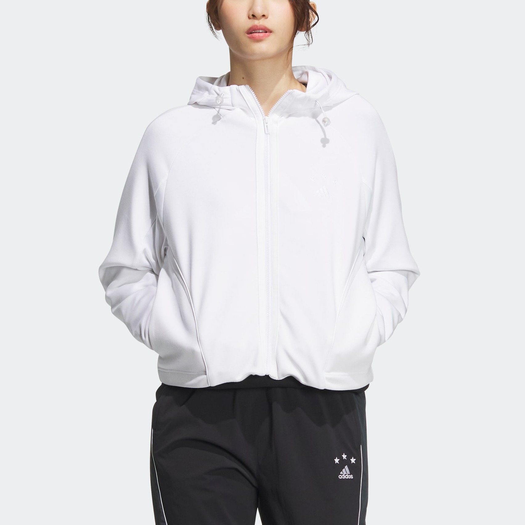 (WMNS) adidas FOC Knit Jackets 'White' HY2820