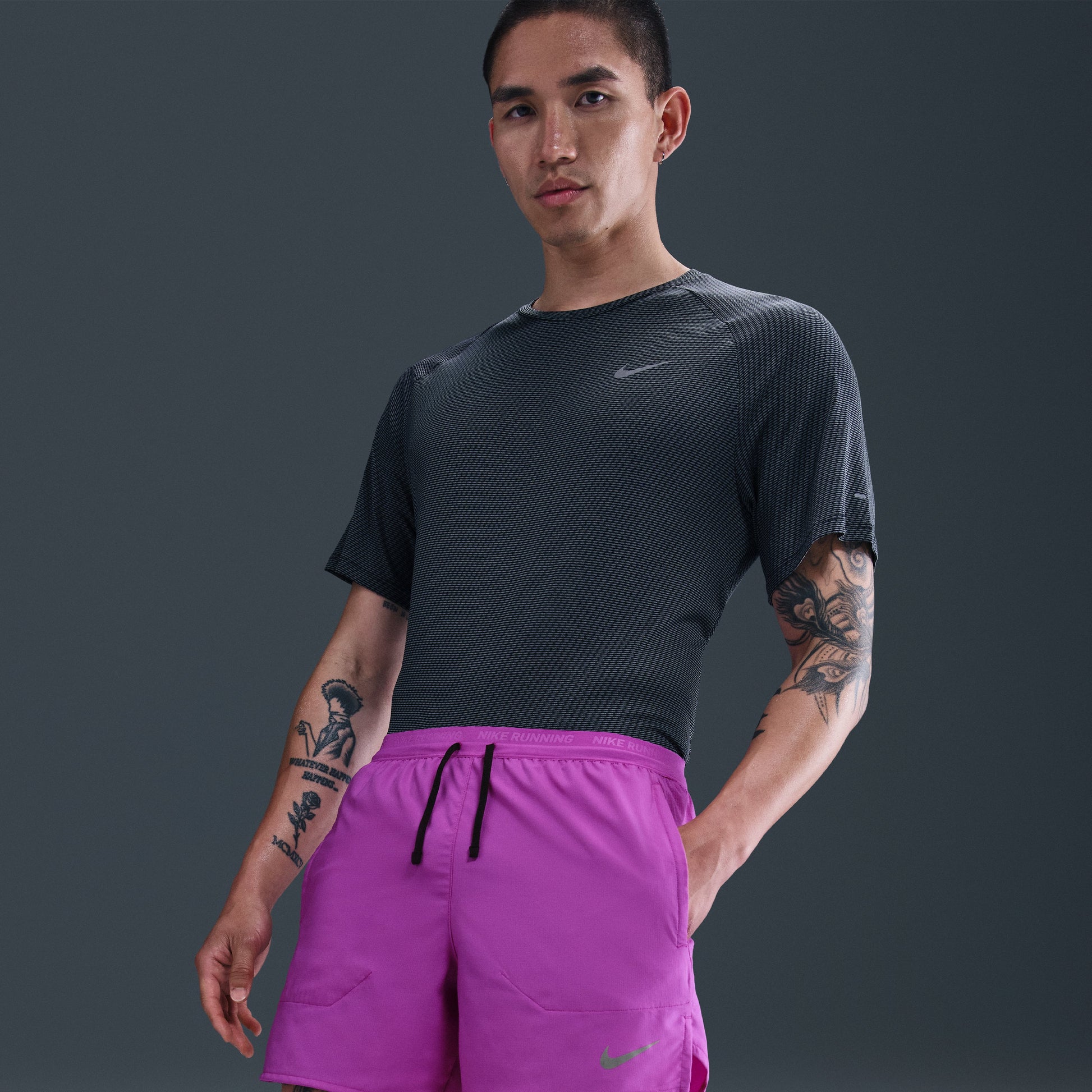Nike Dri-FIT Stride 5" Hidden Lined Running Shorts 'Vivid Purple' DM4756-552