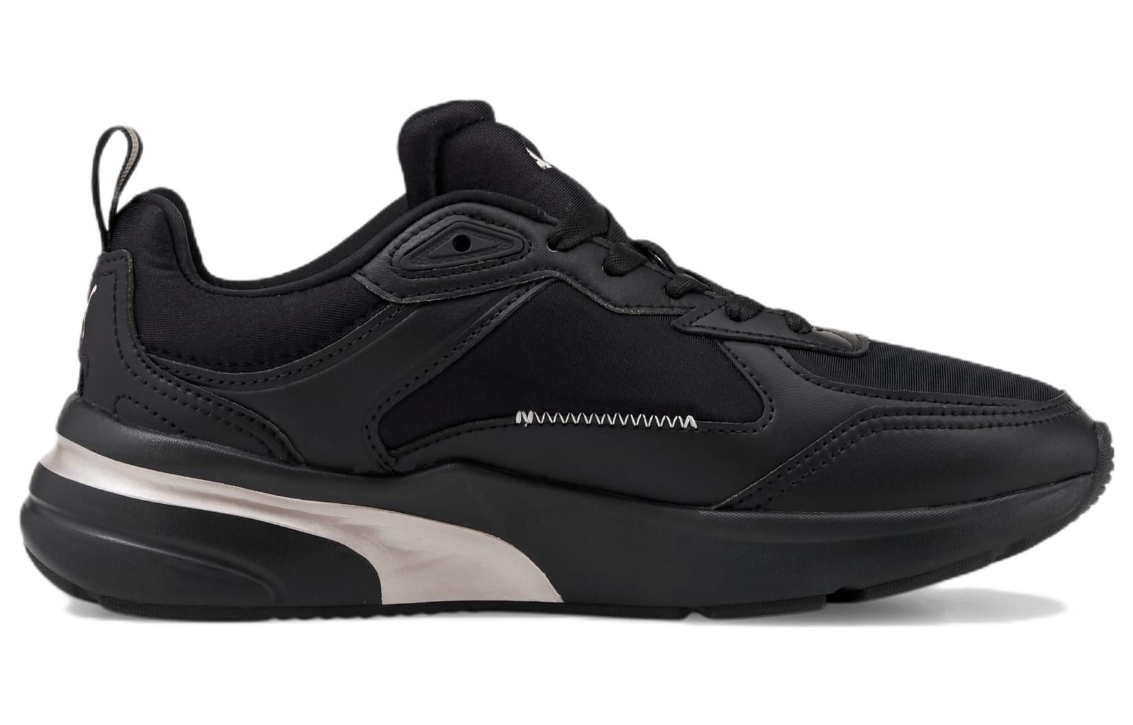 (WMNS) PUMA FS Runner Metallic 'Black Pink' 388632-01