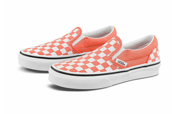 (PS) Vans Classic Slip-On Skateboard 'Orange White' VN0A7Q5GARX