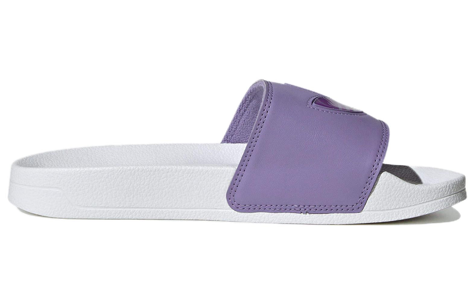 (WMNS) adidas originals Adilette Lite 'White Purple' IG7071