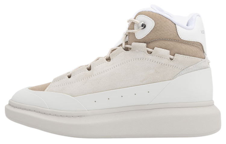 Alexander McQueen Larry High-Top Sneakers 'Beige White' 682498WIB9D9495