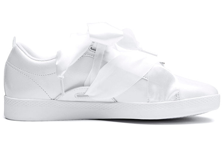 (WMNS) PUMA Smash Bkl Patent Shoes White 369638-01