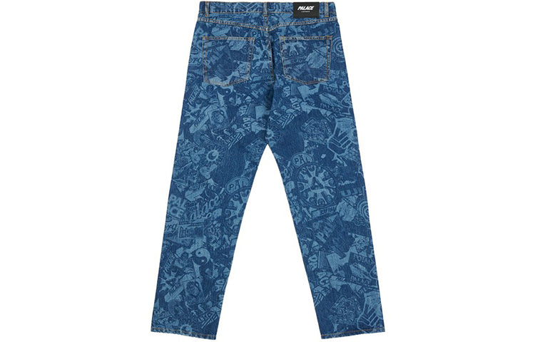 Palace Sticker Pack Denim Jean Stonewash 'Blue' PAL-FW21-336