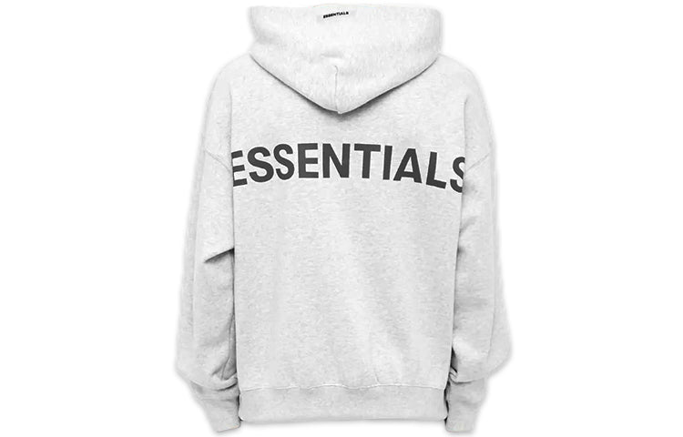 Fear of God Essentials FW19 Reflective Hoodie 'Grey' FOG-FW19-29