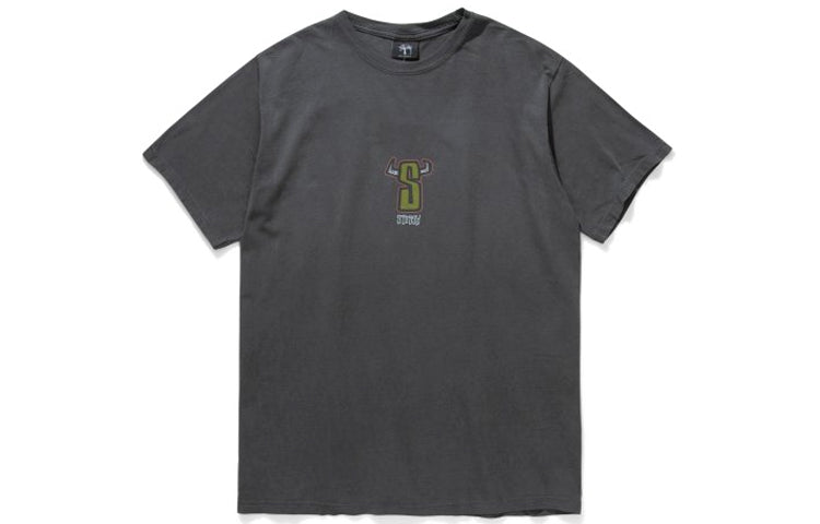 Stussy Unisex Horns Pigment Dyed Tee Black 1904397