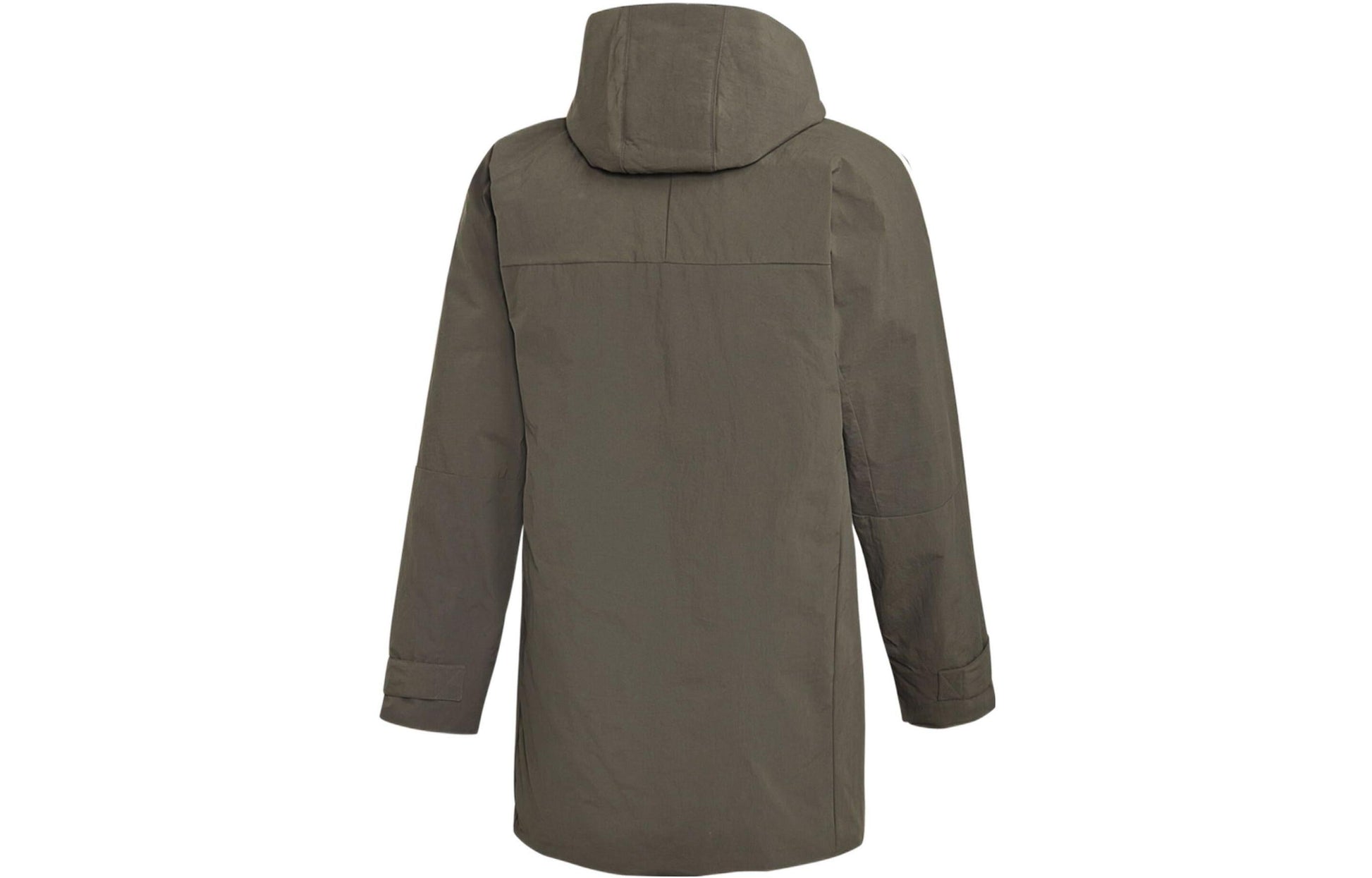adidas Duck Down Full Zip Hooded Grey Parka Jacket DH5027