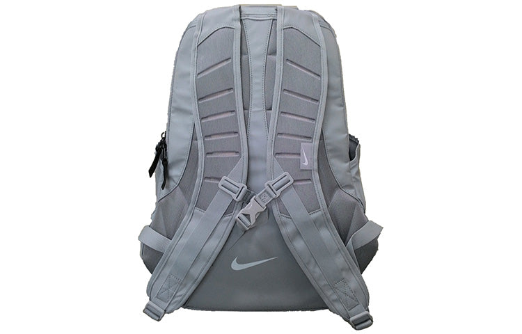 Nike Shock Absorption rubber pad Large Capacity Casual Sports backpack schoolbag Unisex cold grey Gray BA5106-065