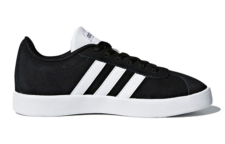 (GS) adidas VL Court 2.0 J 'Black White' DB1827