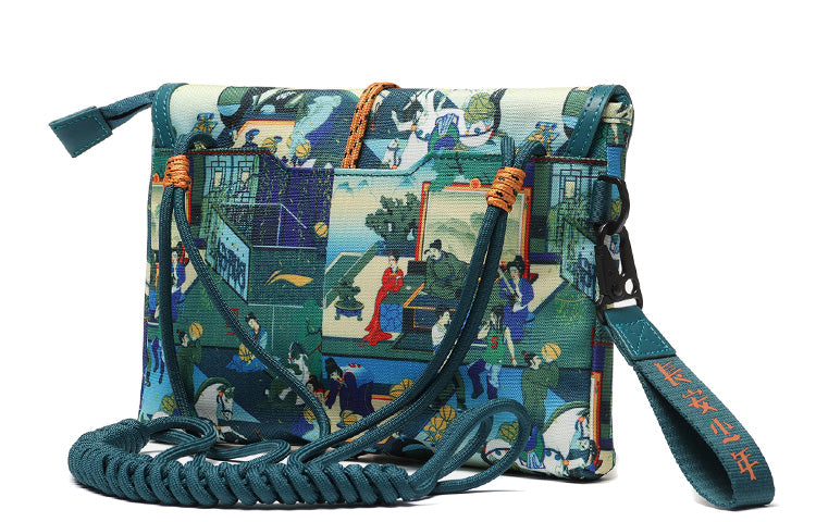 Li-Ning Anti-Wu BadFive Graphic Cross Body Bag 'Multi-Color' ABDQ461-3000