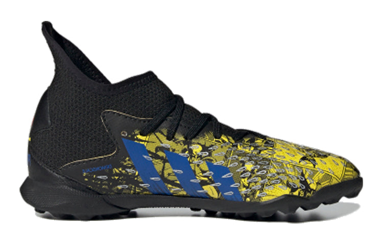 (GS) adidas Predator Freak .3 Tf 'Black Yellow Blue' GZ7554