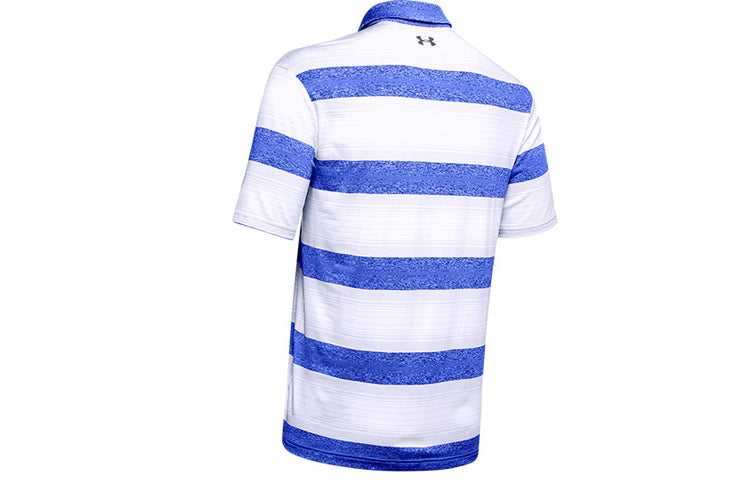 Under Armour Playoff 2.0 Polo Shirt 'White Blue' 1327037-123