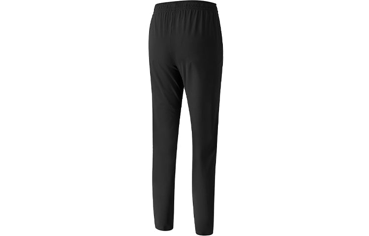 (WMNS) FILA Knit Long Pants Gym Slim Fit Sports Long Pants Black A11W021602F-BK