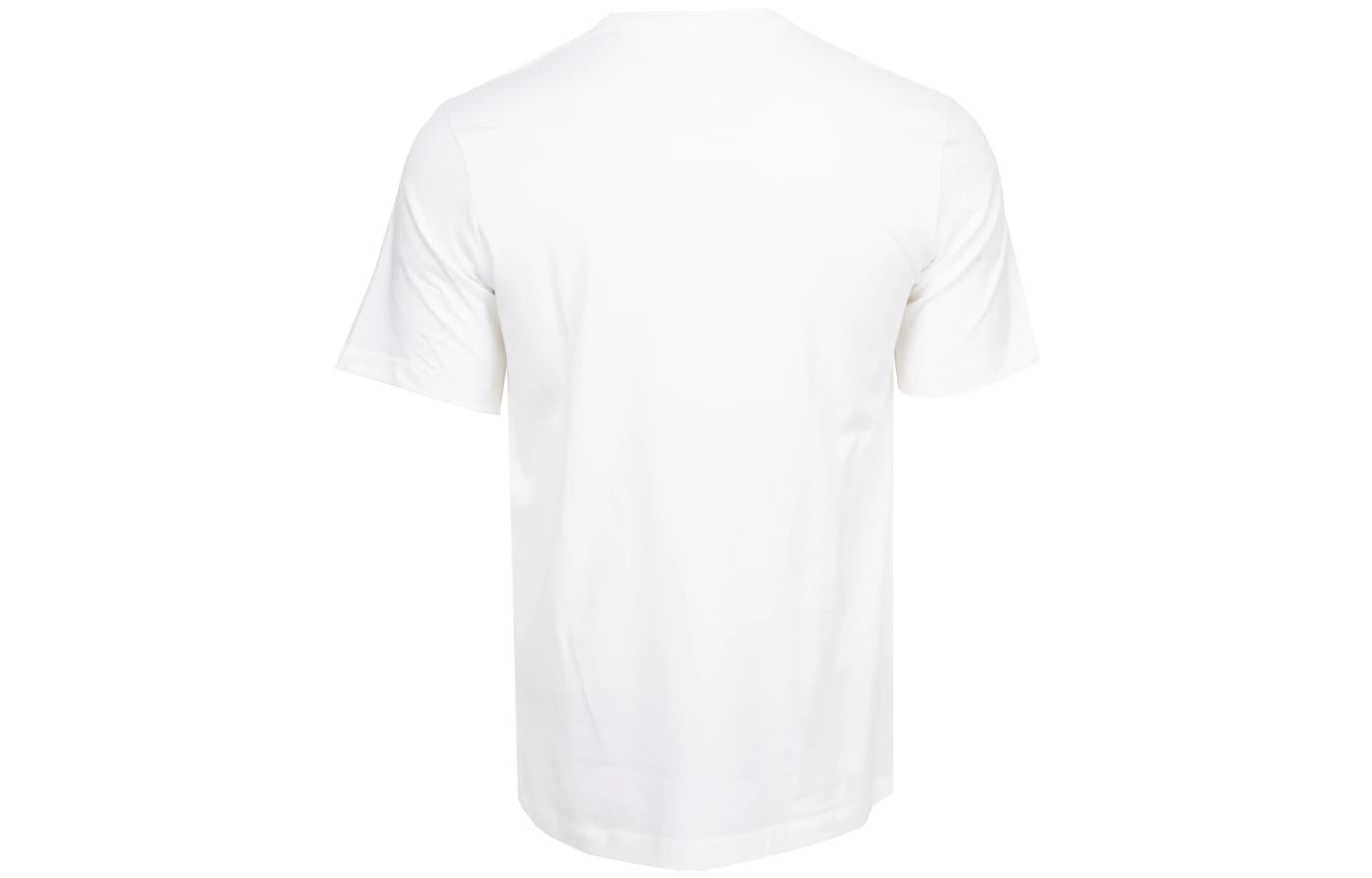 Air Jordan Printing Casual Sports Round Neck Short Sleeve White CK4212-101