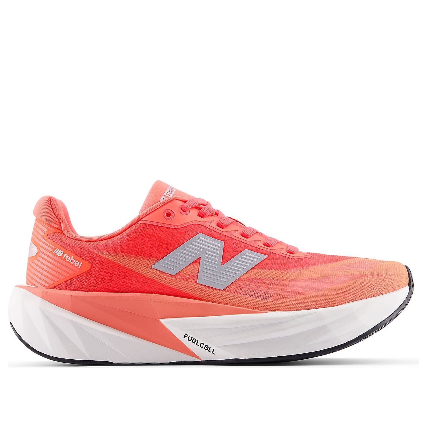 (WMNS)	New Balance FuelCell Rebel v5 'Urgent Red White Silver' WFCXL5A