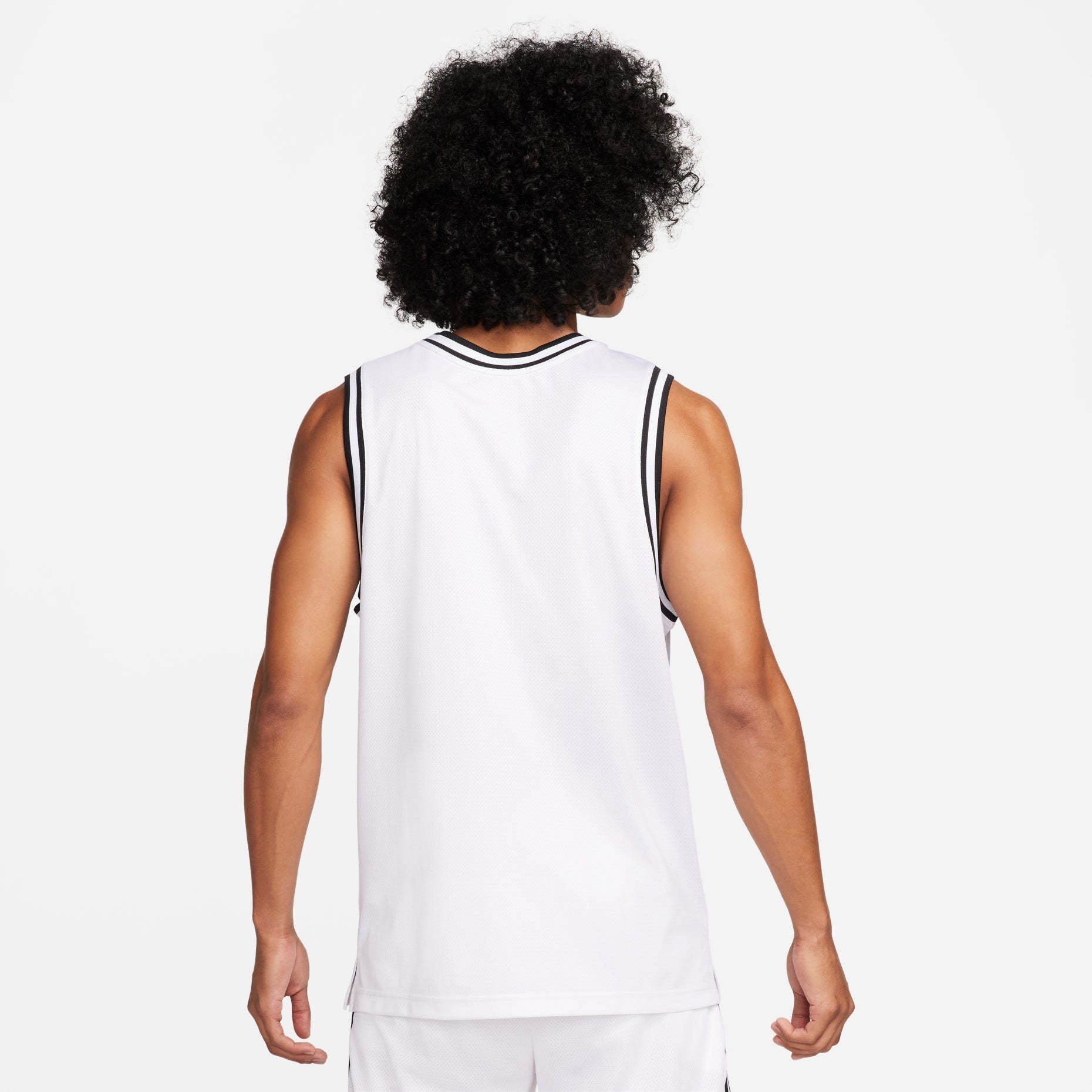 Nike DNA Basketball Jersey Asia Sizing 'White Black' FQ3708-100