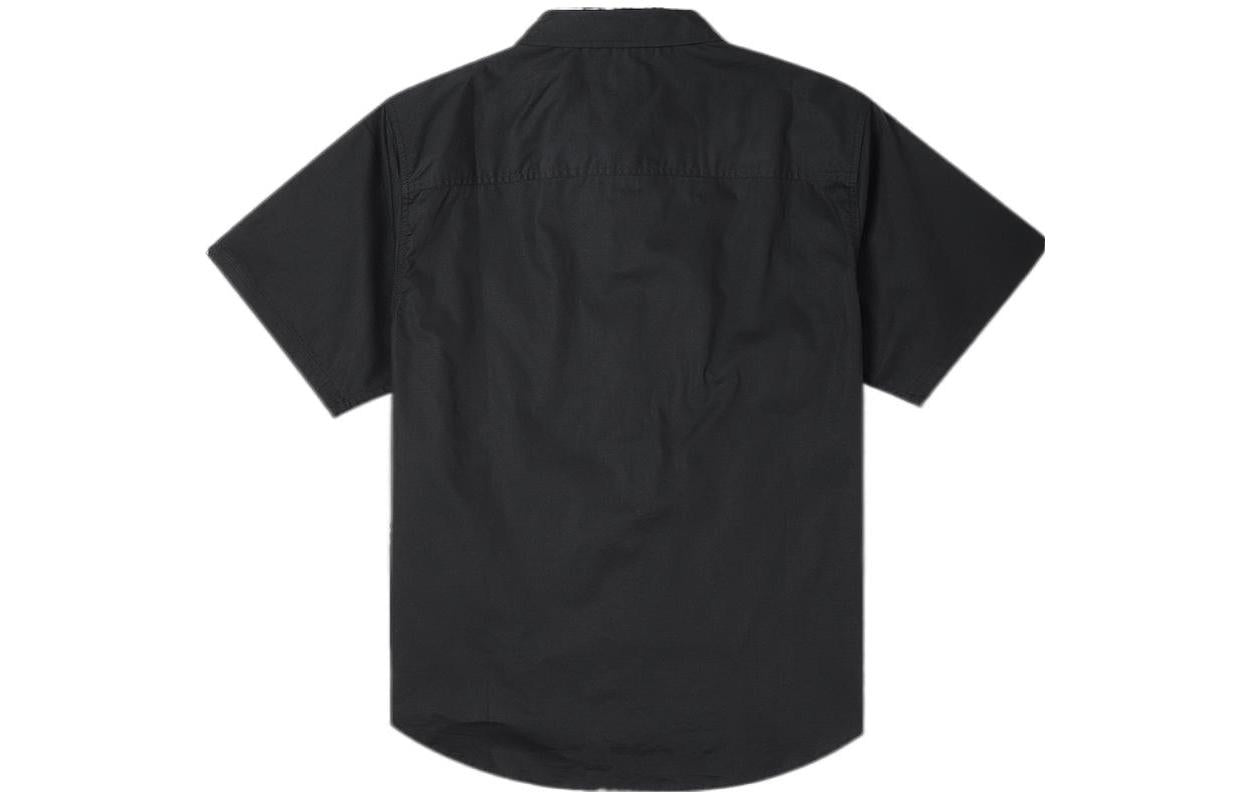 Converse Solid Woven Carpenter Button Down Asia Sizing 'Black' 10023410-A01