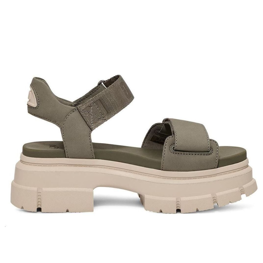 (WMNS) UGG Ashton Ankle Sandals 'Moss Green' 1136764-MSG
