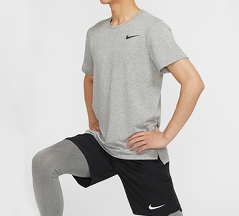 Nike Logo Training Round Neck Short Sleeve light grey CN9813-063