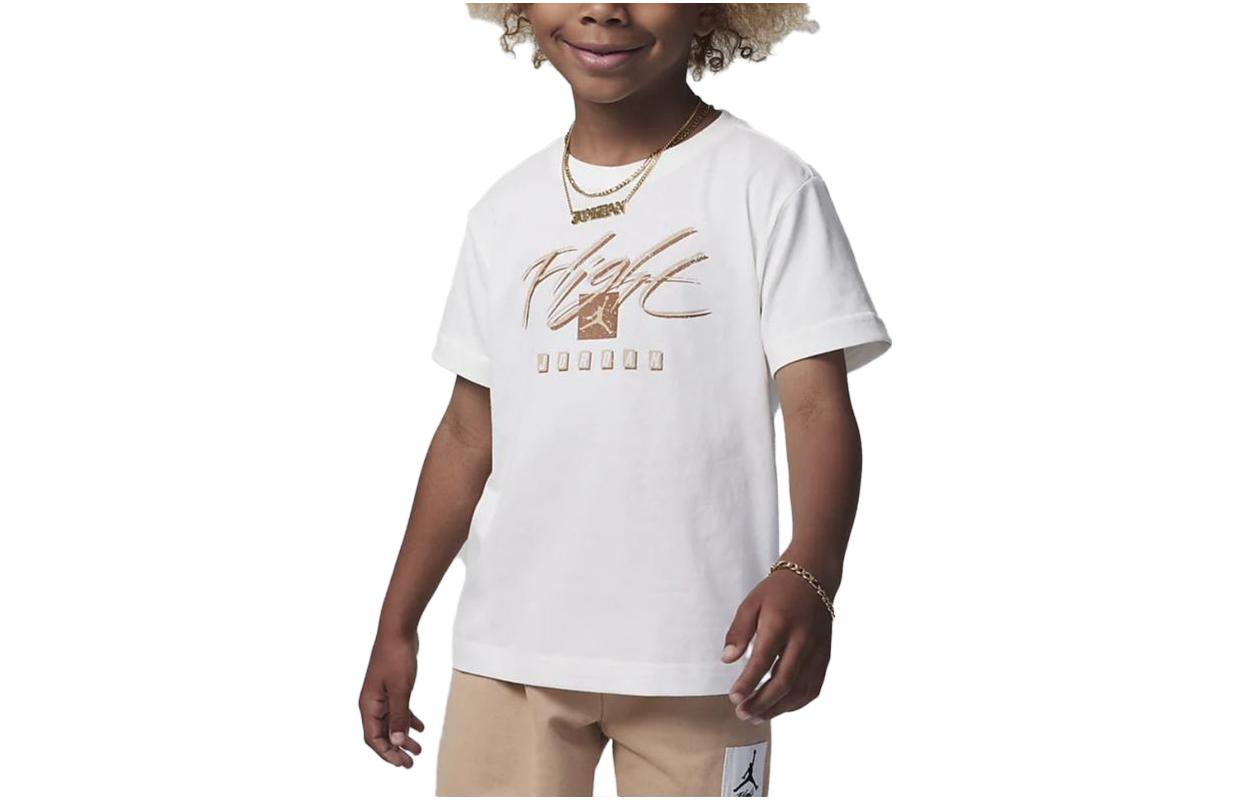 (GS) Air Jordan Flight Essentials MBR T-Shirt 'White' FV2656-133