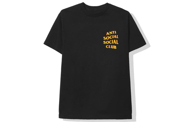 ASSC China limited Alphabet Short Sleeve Unisex Black ASST377