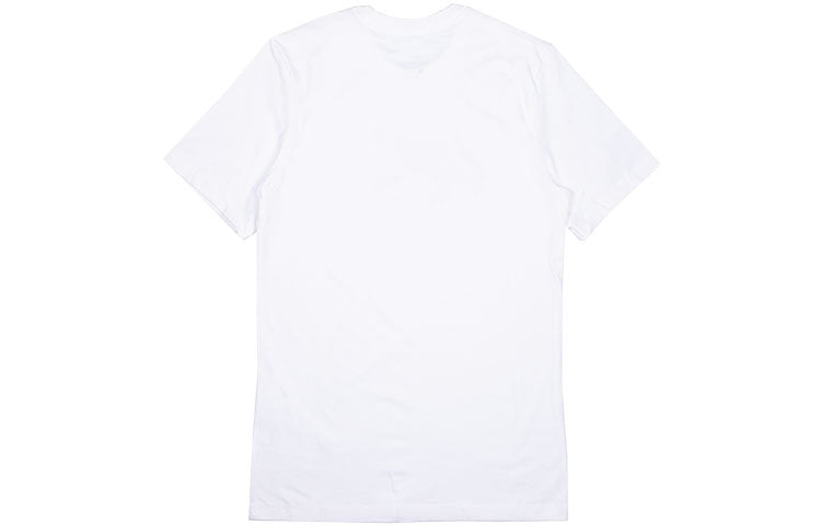 Men's Nike Funny Logo Printing Sports Short Sleeve White T-Shirt CI6312-100