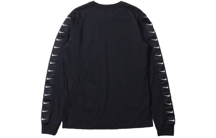 Nike Athleisure Casual Sports Round Neck Long Sleeves Black AR5057-010