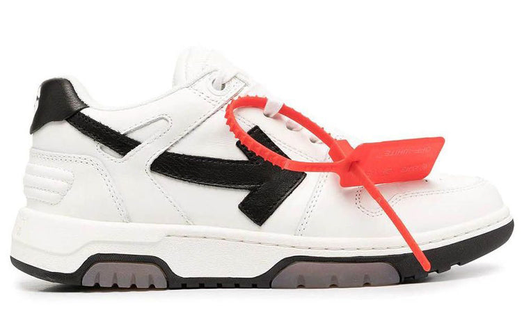 (WMNS) Off-White Out Of Office Low-Casual Shoes Black/White OWIA259R21LEA00101100