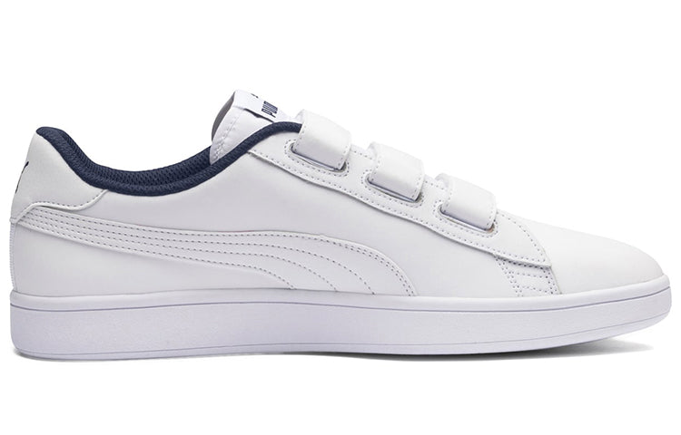 PUMA Smash V2 V White/Blue 366910-02