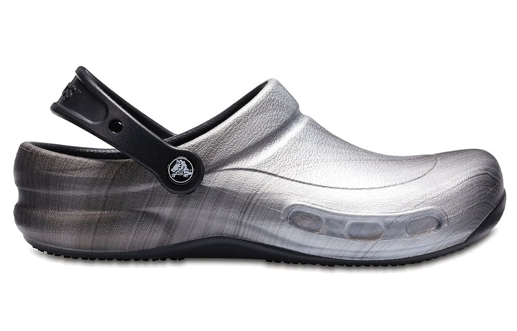 Crocs Bistro Graphic Clogs 'Silver Black' 204044-041
