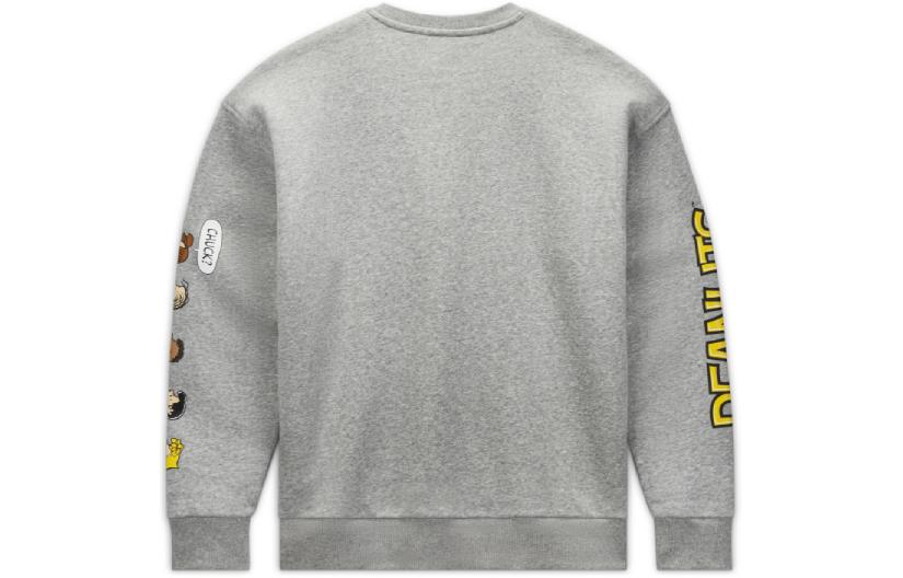 Converse x Peanuts Fleece Crew Asia Sizing 'Vintage Grey Heather' 10024376-A01