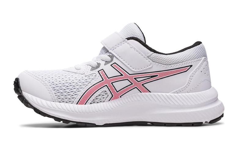 (PS) ASICS Contend 8 'White Electric Red' 1014A258-103