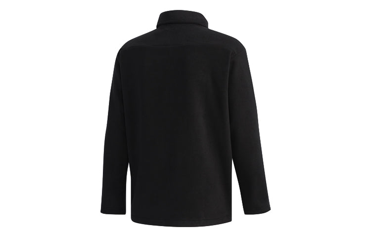 adidas Xplr Flpullover Pocket Zipper Stand Collar Pullover Black EH4984