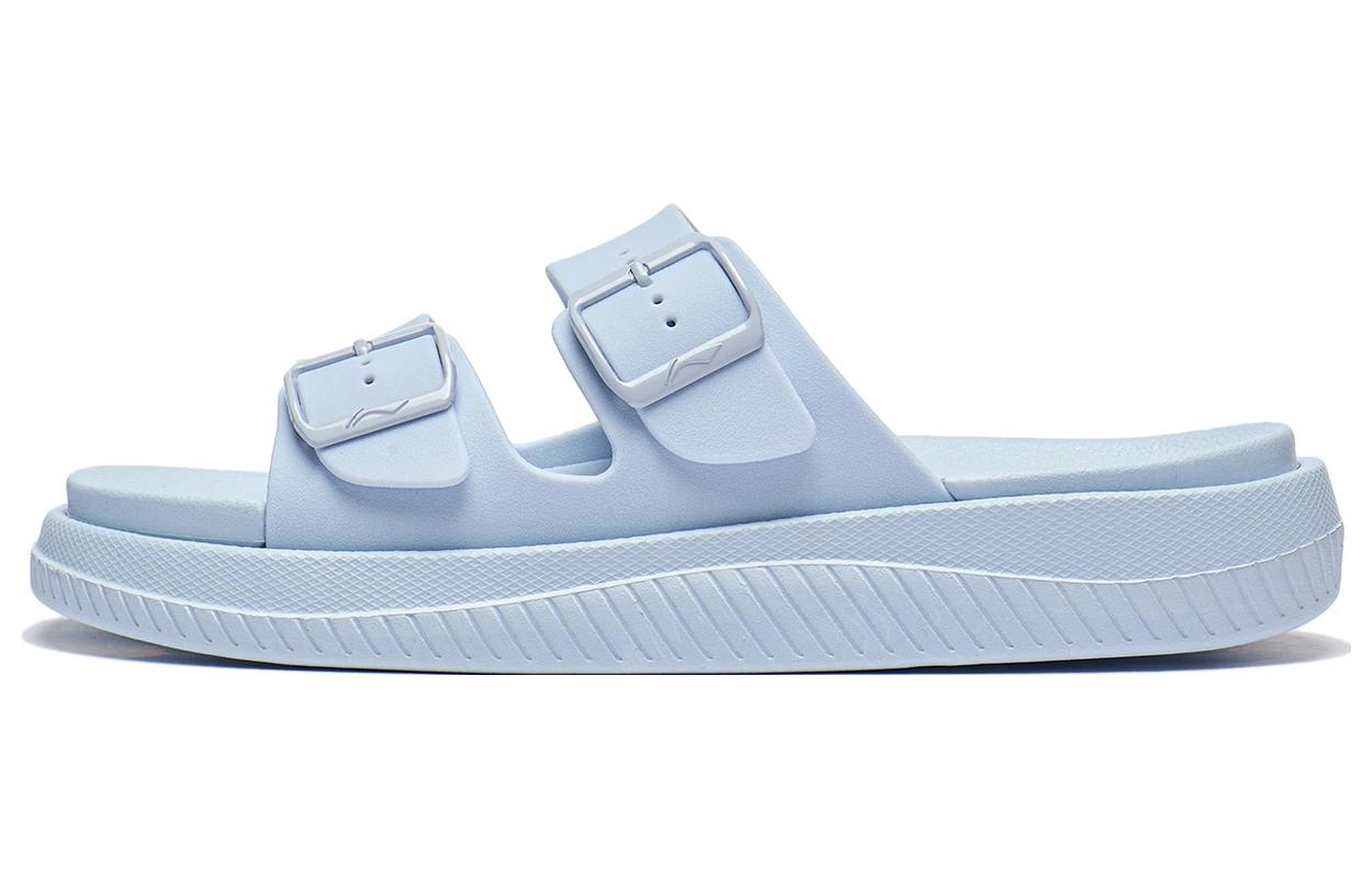 (WMNS) Li-Ning Clap Slippers 'Blue' AGAT008-2