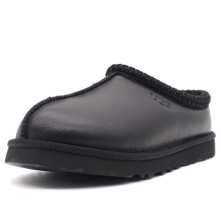 UGG Tasman Leather Slipper 'Black' 1140930-BTNL