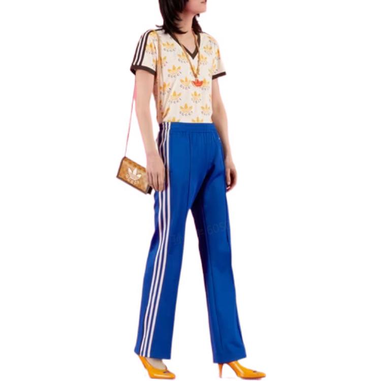 Gucci x adidas Flared Jogging Pants 'Cobalt Blue' 696270-XJEGU-4153