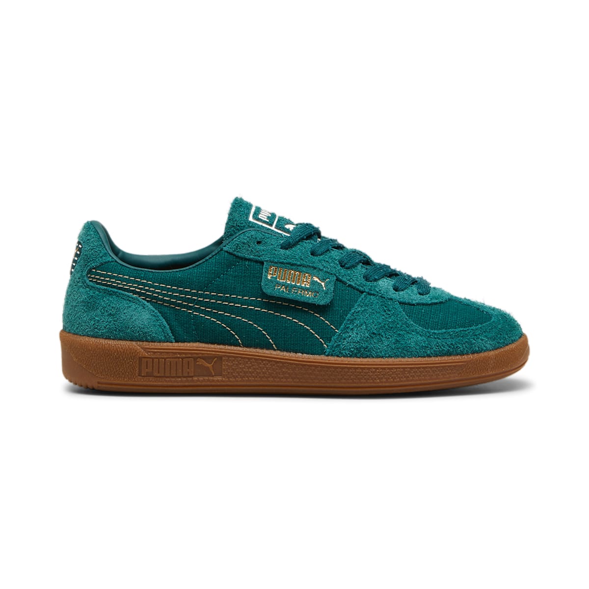(WMNS) Puma Palermo Texture 'Dark Myrtle Gold' 398523-01