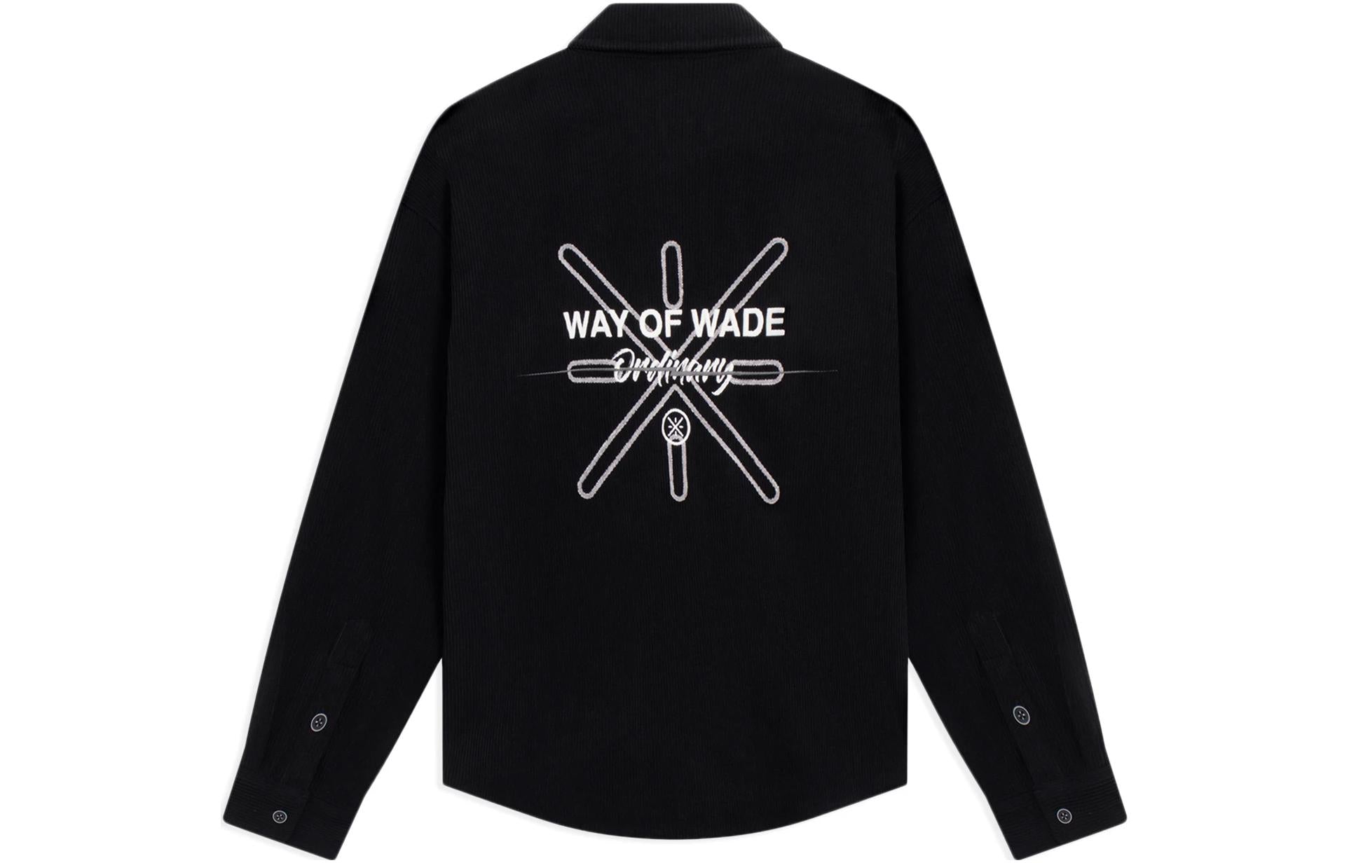 Li-Ning Way Of Wade Graphic Corduroy Jacket 'Black' AFDSB25-1