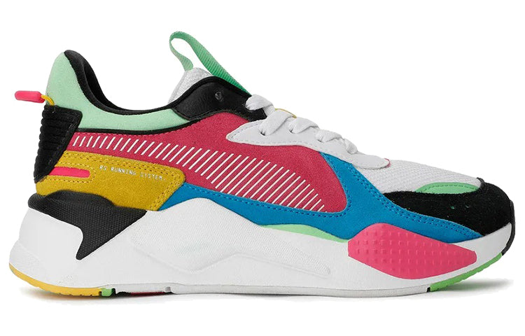 (WMNS) PUMA Rs-x Reinvent Low-top Running Shoes White/Multi-color 371008-09
