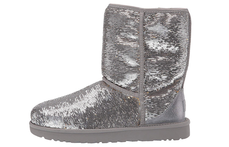 (WMNS) UGG Snow Boots 'Grey Silver' 9248759-GRAY
