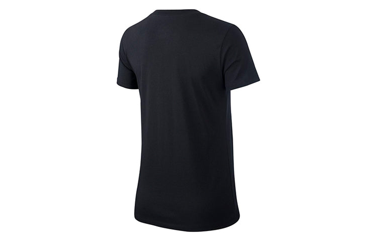 (WMNS) Nike Sportswear Logo Athleisure Casual Sports Short Sleeve Black CK4376-010