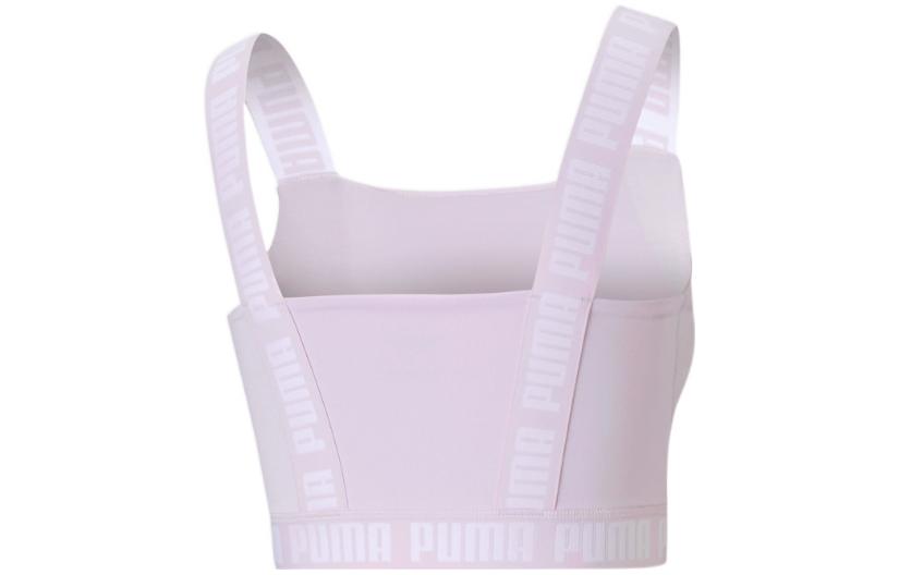 (WMNS) PUMA Logo Band Strong Top 'Pink' 521805-17
