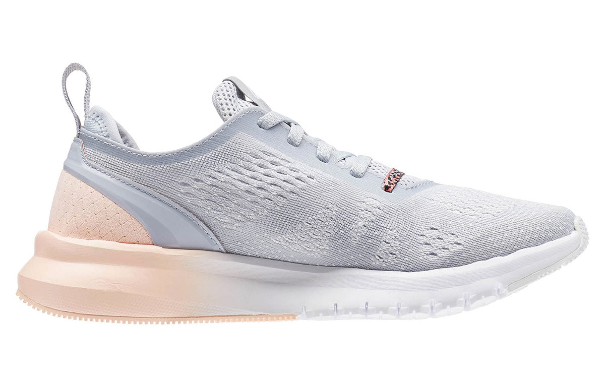 (WMNS) Reebok Print Smooth Clip Ultraknit 'Grey Pink' BS8584