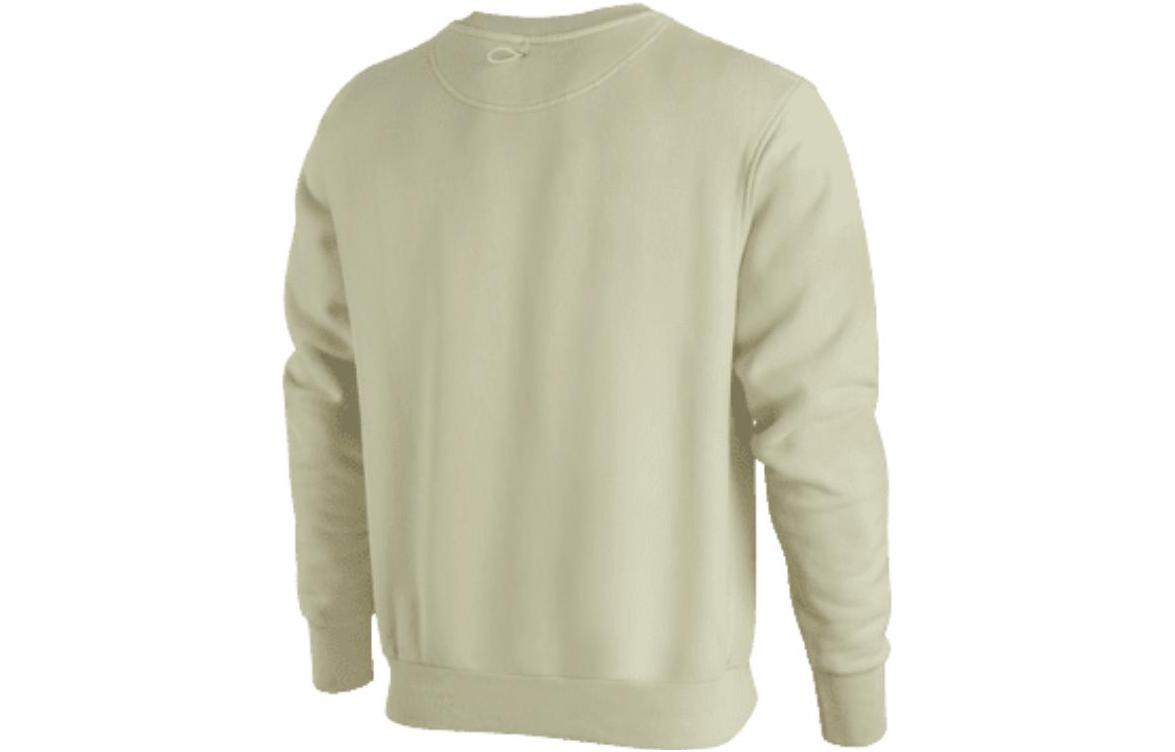 Men's Nike NAI-KE Cha Nai-Ke Cha Series Solid Color Round Neck Pullover Sports Light Olive Green Gray DV5252-371