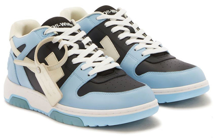 Off-White Out Of Office Leather Sneaker 'Blue Black White' OMIA189F22LEA0014004